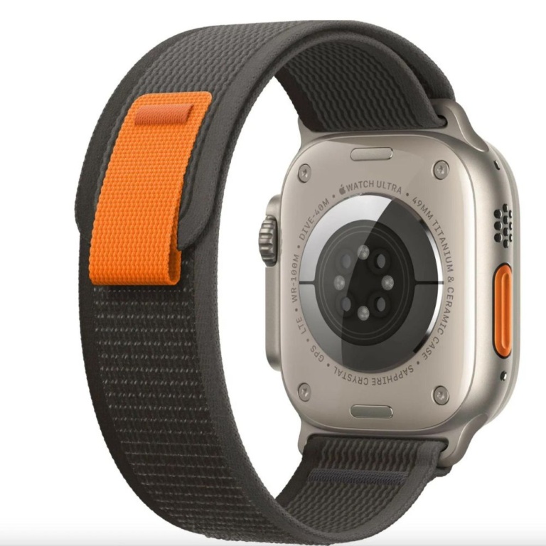 Ремешок для Apple Watch Ultra 49mm Trail Loop (M/L) Black/Gray