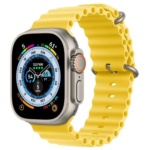 Часы Apple Watch Ultra GPS + Cellular 49 мм, титановый корпус, Ocean Желтого цвета MNH93