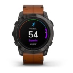 Умные часы Garmin Epix Pro (Gen 2) Sapphire Edition 51 mm Carbon Grey Brown 010-02804-30