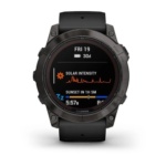 Умные часы Garmin Fenix 7X Pro Sapphire Solar Carbon Grey 010-02778-11