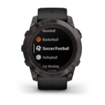 Умные часы Garmin Fenix 7X Pro Sapphire Solar Carbon Grey 010-02778-11