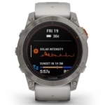 Умные часы Garmin Fenix 7X Pro Sapphire Solar Fog Gray Orange 010-02778-15