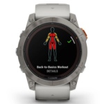 Умные часы Garmin Fenix 7X Pro Sapphire Solar Fog Gray Orange 010-02778-15