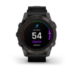 Умные часы Garmin EPIX Pro (Gen 2) Carbon Gray Black Leather Band 47mm 010-02803-30
