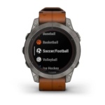 Умные часы Garmin Fenix 7 Pro Sapphire Solar Titanium Grey Brown 010-02777-30