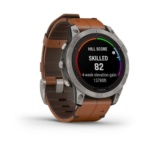 Умные часы Garmin Fenix 7 Pro Sapphire Solar Titanium Grey Brown 010-02777-30
