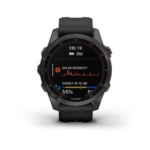 Умные часы Garmin Fenix 7S Sapphire Solar Carbon Gray 010-02539-25