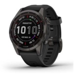 Умные часы Garmin Fenix 7S Sapphire Solar Carbon Gray 010-02539-25
