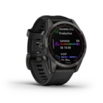 Умные часы Garmin Fenix 7S Sapphire Solar Carbon Gray 010-02539-25