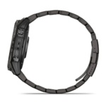 Умные часы Garmin FENiX 7X Pro Sapphire Solar Carbon Gray Titanium Band  010-02778-30