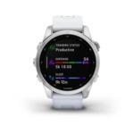 Умные часы Garmin Fenix 7S Silver Whitestone Band 010-02539-03