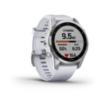 Умные часы Garmin Fenix 7S Silver Whitestone Band 010-02539-03