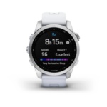 Умные часы Garmin Fenix 7S Silver Whitestone Band 010-02539-03