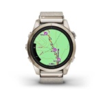 Умные часы Garmin Epix Pro (Gen 2) Sapphire Edition 42 mm Soft Gold Nylon 010-02802-20