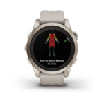 Умные часы Garmin Fenix 7S Pro Sapphire Solar Soft Gold 010-02776-15