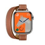 Apple Watch Series 9 Hermes 41 mm Attelage Double Tour Gold