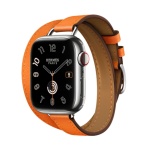 Apple Watch Series 9 Hermes 41 mm Attelage Double Tour Orange