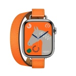 Apple Watch Series 9 Hermes 41 mm Attelage Double Tour Orange