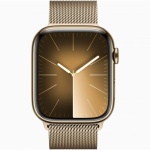 Apple Watch Series 9 41mm, Gold Stainless Steel, Milanese Loop