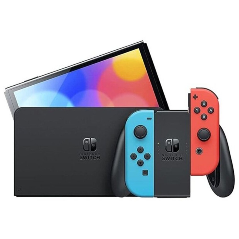 Игровая приставка Nintendo Switch OLED 64GB, Neon