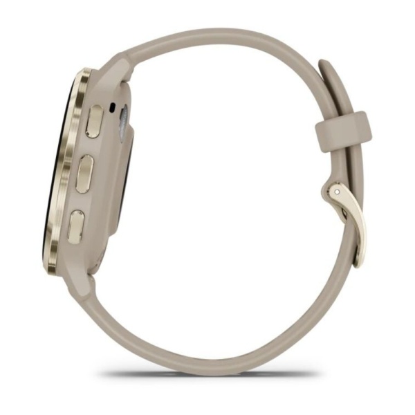 Часы Garmin Venu 3S Soft Gold French Silicon Gray 010-02785-02