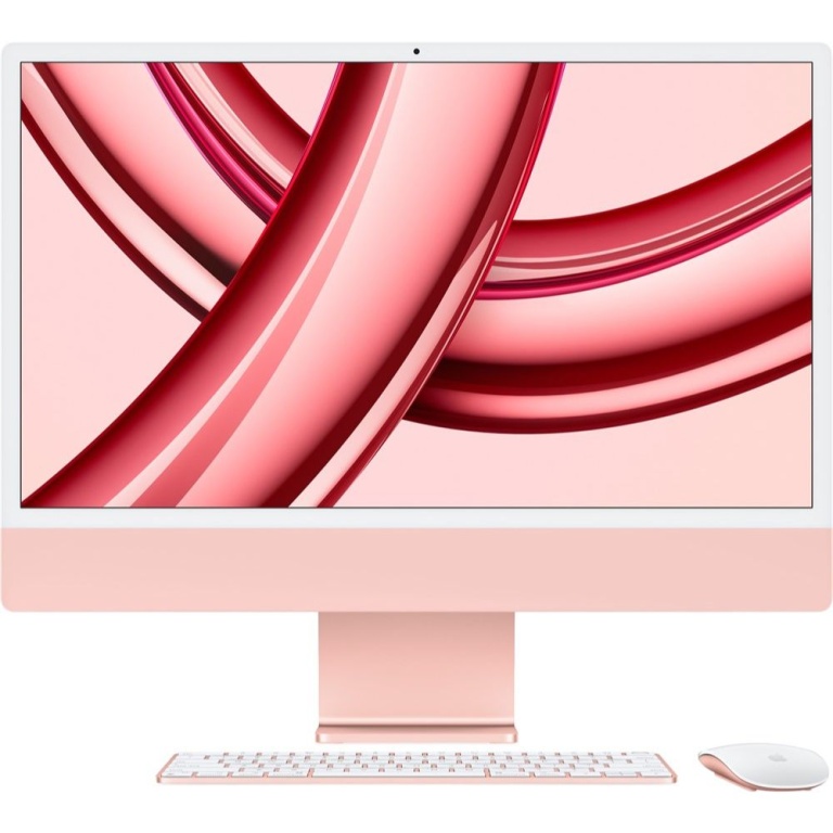 Моноблок Apple iMac 24″ M3 8C CPU, 8C GPU/8GB/256GB, Розовый MQRD3