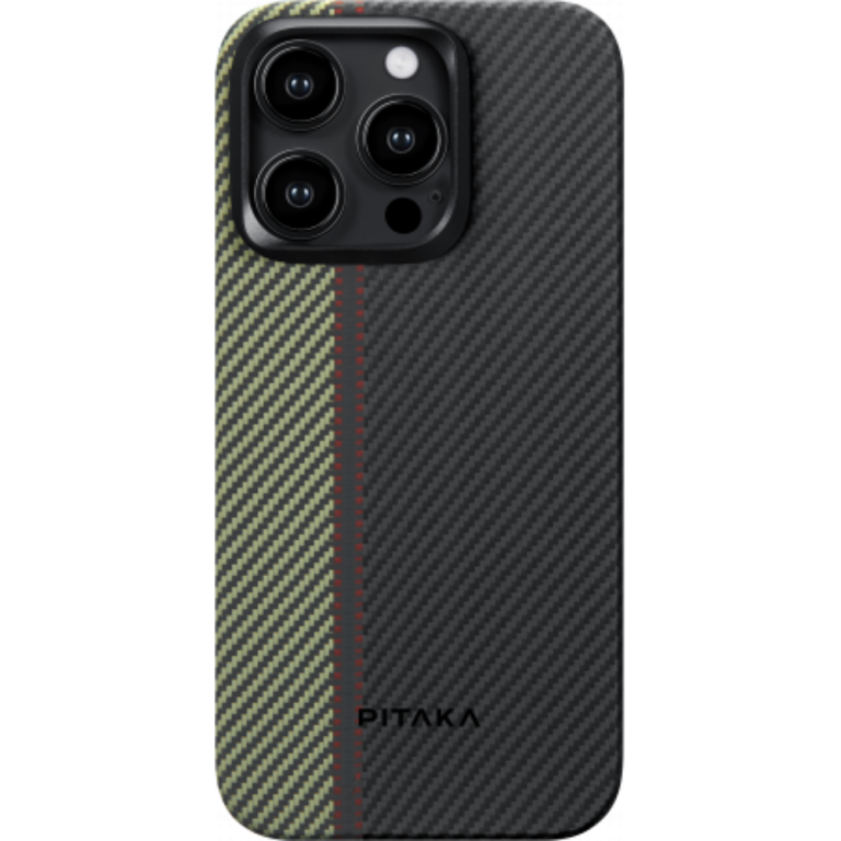 Чехол Pitaka Fusion Weaving MagEZ Case 4 для iPhone 15 Pro Max, Overture, кевлар