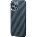 Противоударный чехол Pitaka MagEZ Pro 4 для iPhone 15 Pro, синий, кевлар