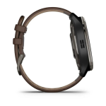Умные часы Garmin Venu 2 Plus Black  Leather Band 010-02496-15