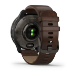 Умные часы Garmin Venu 2 Plus Black  Leather Band 010-02496-15