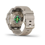 Умные часы Garmin FENIX 7S Pro Sapphire Solar Soft Gold Limestone Leather Band 010-02776-30