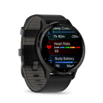 Умные часы Garmin VENU 3 Slate includes Leather Band 010-02784-52