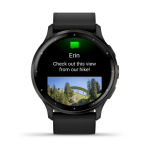 Умные часы Garmin VENU 3 Slate includes Leather Band 010-02784-52