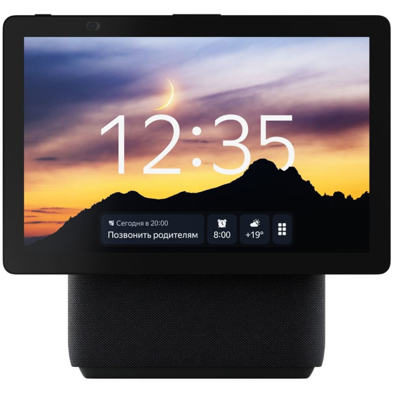 Умная колонка Яндекс Дуо Макс с Zigbee Black (YNDX-00055)
