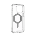 Чехол UAG Plyo для iPhone 15 Pro с MagSafe, прозрачный/серебро (Ice/Silver)