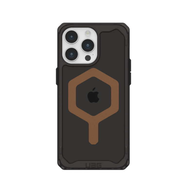 Чехол UAG Plyo для iPhone 15 Pro с MagSafe, черный/бронза (Black/Bronze)