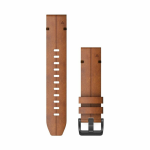 Garmin QuickFit 22 mm Leather Chestnut (1)