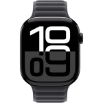 Apple Watch Series 10 Jet Black Aluminum Case with Black Magnetic Link2