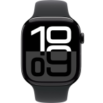 Apple Watch Series 10 Jet Black Aluminum Case with Black Sport Band 2
