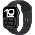 Apple Watch Series 10 Jet Black Aluminum Case with Black Sport Band 3