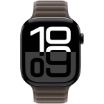Apple Watch Series 10 Jet Black Aluminum Case with Dark Taupe Magnetic Link3