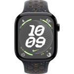 Apple Watch Series 10 Jet Black Aluminum Case with Midnight Sky Nike Sport Band 2