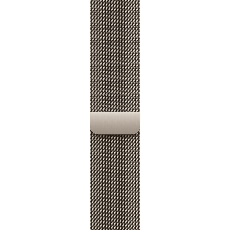 Apple Watch Series 10 Natural Titanium Case with Natural Milanese Loop1