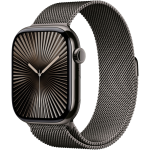 Apple Watch Series 10 Slate Titanium Case with Slate Milanese Loop3