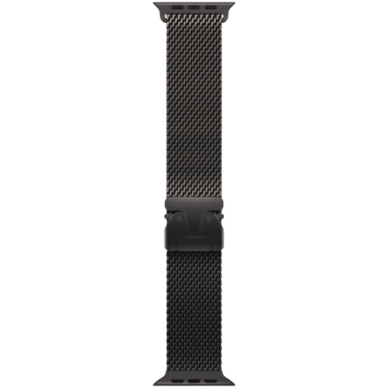Apple Watch Ultra 2 49mm Black Titanium Case with Black Titanium Milanese Loop2