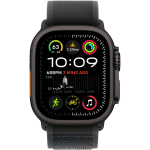 Apple Watch Ultra 2 49mm Black Titanium Case with Black Trail Loop1