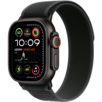 Apple Watch Ultra 2 49mm Black Titanium Case with Black Trail Loop3