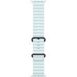 Apple Watch Ultra 2 49mm Black Titanium Case with Ice Blue Ocean Band1