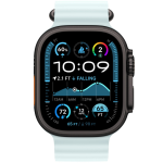 Apple Watch Ultra 2 49mm Black Titanium Case with Ice Blue Ocean Band2