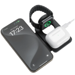 Беспроводная зарядная станция Benks On-Go 3-в-1 (с MagSafe), Черный